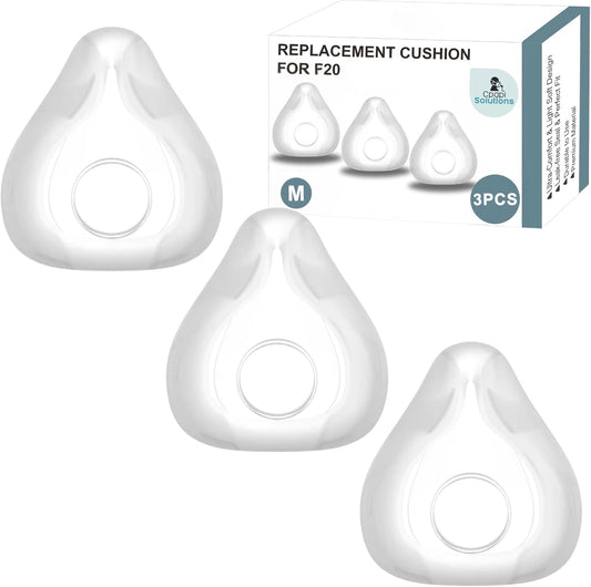 F20 Replacement Cushion 3 Pack – Compatible with AirFit & AirTouch CPAP Masks
