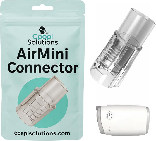AirMini Adapter - 1 Pack – Universal CPAP Hose Connector for Travel Machine – Fits 15mm & 22mm Tubing