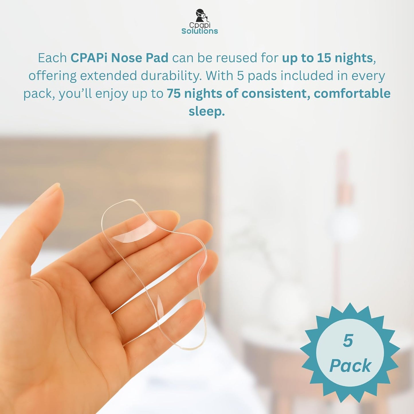 CPAP Gel Nose Pads – Soft Cushion for CPAP Mask Comfort