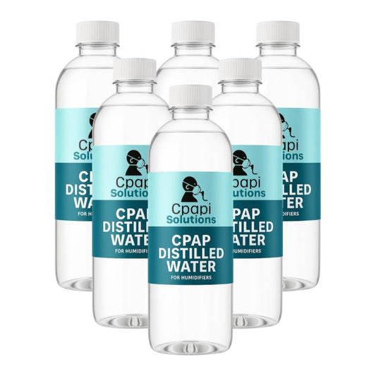 Distilled Water 20oz Bottles (6-Pack) – for CPAP Machines & Humidifiers